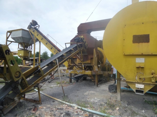 PLANT โมบายแอสฟัล ของเกาหลี BSP กำลังผลิต10ช.มผลิตใด้9คันรถดั้ม10ล้อ