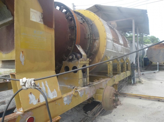 PLANT โมบายแอสฟัล ของเกาหลี BSP กำลังผลิต10ช.มผลิตใด้9คันรถดั้ม10ล้อ