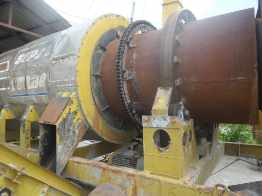 PLANT โมบายแอสฟัล ของเกาหลี BSP กำลังผลิต10ช.มผลิตใด้9คันรถดั้ม10ล้อ