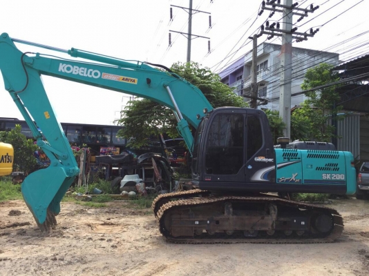 แมคโค โกเบ เอสเค 200 ตัวใหม่ล่าสุด ชั่วโมงงาน5000 เอกสารครบ