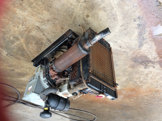 ขายเครื่องปั่นไฟ 17KVAไดร์บัสเลส 3 เฟส meccalte ไม่เคยใช้งานในไทย