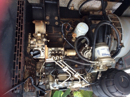 ขายเครื่องปั่นไฟ 17KVAไดร์บัสเลส 3 เฟส meccalte ไม่เคยใช้งานในไทย