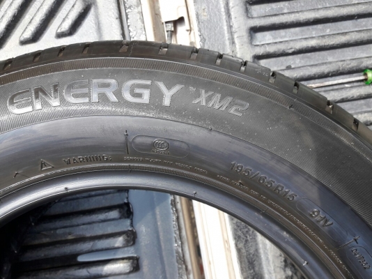 ยางMICHELIN รุ่น ENERGY xm2  195 65R15ลงพื้นปลายปี2015ภาพสวยมากๆ ดอกเต็มๆ90\%ไม่มีปะ 1.คู่คุ้มสุดใช้อีกนาน