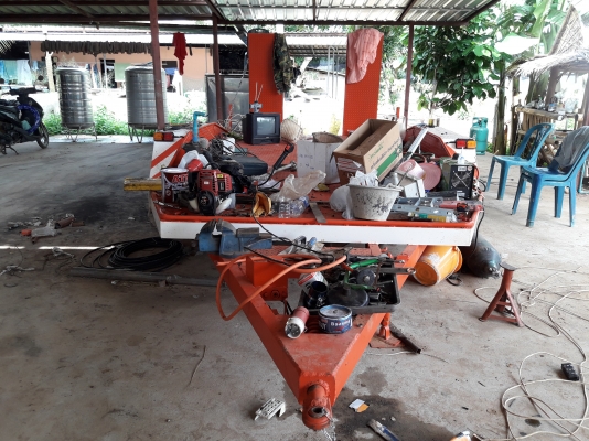 เทเลอร์ขึ้นรถเกี่ยวdc95 ขนาด2.40x4.70ม.