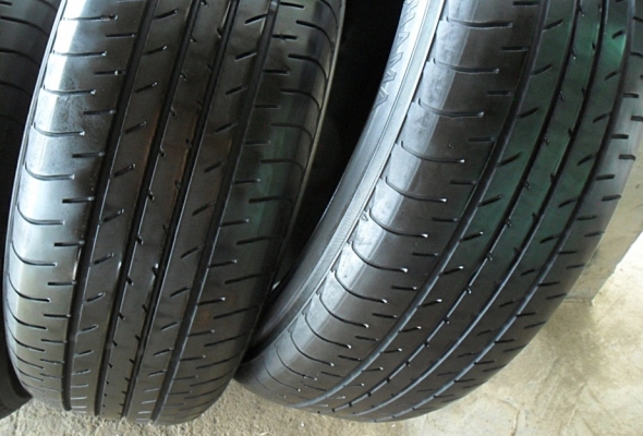 ยางขอบ17 โยโกฮาม่า225-60-R17ลงพื้นปี16 (4เส้น 5,800)ดอกหนา 1เซ็น