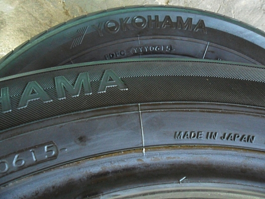 ยางขอบ17 โยโกฮาม่า225-60-R17ลงพื้นปี16 (4เส้น 5,800)ดอกหนา 1เซ็น