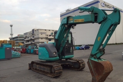 KOBELCO SK 75 UR-3E เวอร์ชั่น YR-07 โฉมล่าสุดของรุ่นนี้ ณ ปัจจบัน นำเข้าจากญี่ปุ่น โทร.090-986-2521 อ๊อบ