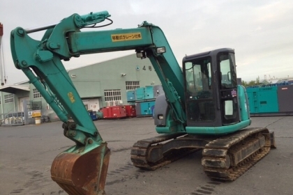 KOBELCO SK 75 UR-3E เวอร์ชั่น YR-07 โฉมล่าสุดของรุ่นนี้ ณ ปัจจบัน นำเข้าจากญี่ปุ่น โทร.090-986-2521 อ๊อบ
