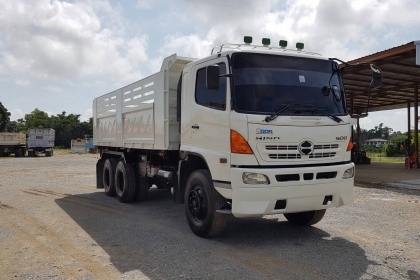 ขาย HINO MEGA 320 แรงม้า ปี 48 กระบะดั้มสามมิตร