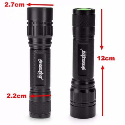 ไฟฉายซูมถูกๆ Zoom Skywolfeye 3000 Lumen 3 Modes CREE LED ราคาถูก