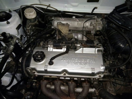 105000 บาท ราคาเบาๆ ขายมิซซูมิชิ แต่ง ท้ายเบ็น 4g93 เกียร์ ธรรมดา MTแม็ก17 สีขาว เล่มพร้อมโอน พาสี60