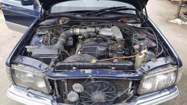 280 se w126 ปี 88 เครื่อง 2j vvti LPG