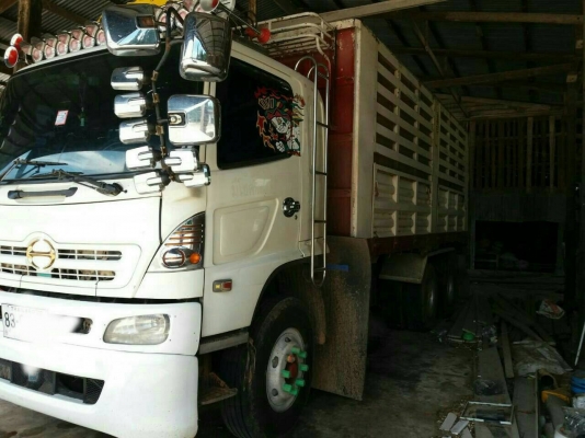 ขายรถพ่วง 18 ล้อ แม่-ลูก กระบะเหล็กคอกเกษตรดั้ม HINO 260 ปี.46 ปรายปี ราคา.1550000 ต่อรอง
