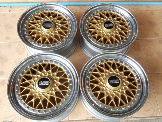 ขายล้อBBS 15แท้ 4รู100 หน้า6.5 OFF34  4 ล้อ