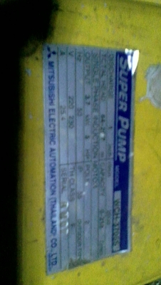 ขายป้ัมน้ำมิตซูแรงดันสูง5แรง220v