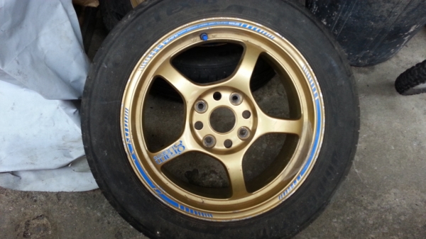 ขายล้อญี่ปุ่นแท้ๆซักคู่ ไม่เคยใส่ในไทย แกรมไลด์ ขอบ 16 4/114.3 สภาพตามรูป ไม่คดไม่ดุ้ง