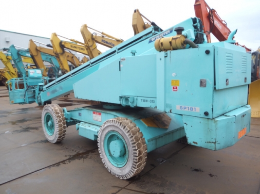 บูมลิฟต์ Aichi SP181 ปี 1990 ยาว 18 เมตรแบบล้อยาง นำเข้าญี่ปุ่น อยากขายล้างสต็อคครับ