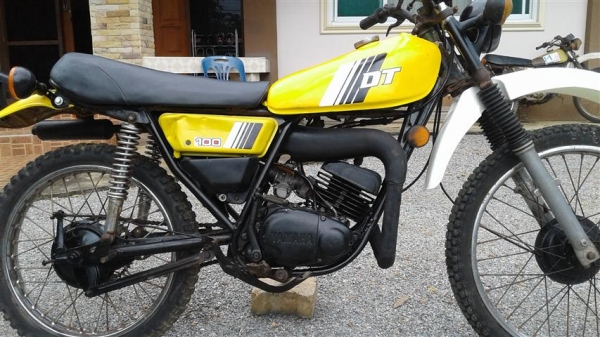 ขาย DT100 คันสตาร์ทคันเกียร์โครงไม่เชื่อมไม่ดามเครื่องดีพอใช้เหมาะเอาไปปั้นต่ออกใบซื้อขาย