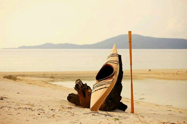 เรือ คายัค ไม้ woodden sea kayak เรือ คายัค ไม้ woodden sea kayak
