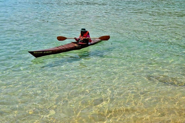 เรือ คายัค ไม้ woodden sea kayak เรือ คายัค ไม้ woodden sea kayak