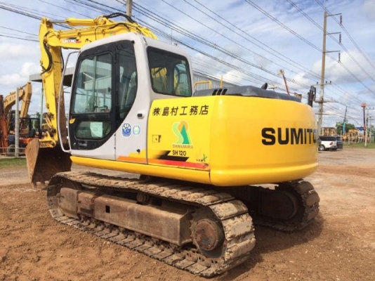 ขายรถแบคโฮ SUMITOMO SH120-3 รถนอกนำเข้าจากญี่ปุ่น สภาพสวยพร้อมใช้งาน มีVDOการทำงานครับ