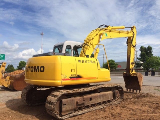 ขายรถแบคโฮ SUMITOMO SH120-3 รถนอกนำเข้าจากญี่ปุ่น สภาพสวยพร้อมใช้งาน มีVDOการทำงานครับ