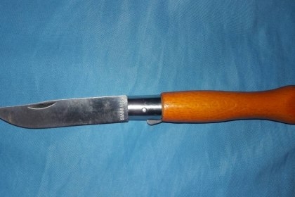 ขายมีดพับด้ามไม้ใบมีดสแตนเลสและที่เปิดขวดไวร์เปิดขวดฝาจีบได้สวยงาม