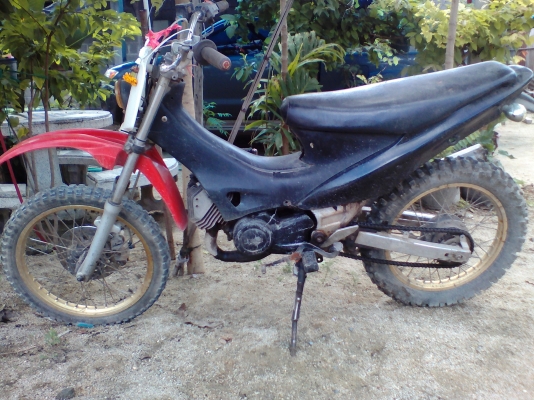 ขายมอเตอร์ไซร์เจอาร์แต่งวิบากเครื่องดีไว้เข้าไร่เข้าสวน 4000บาท