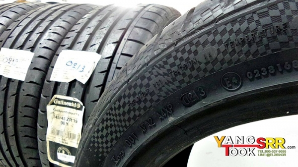 Continental ContiSportContact 3 245/45R19 เส้นละ 4,500 บาท