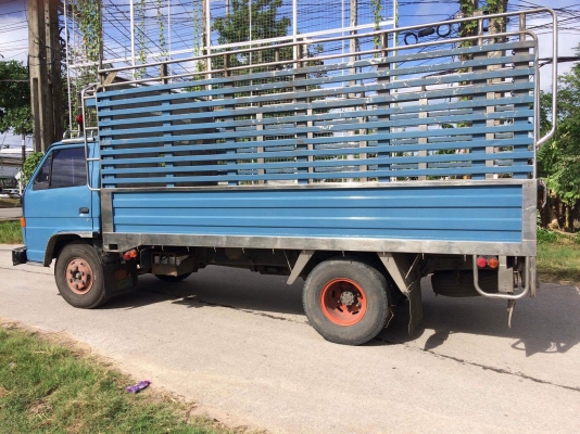 Isuzu NPR59LU 115แรง ห้างแท้ปี35 เกียรสั้นหัวยกได้ Fหลัง กะบะสแตนเลส เล่มพร้อมโอน