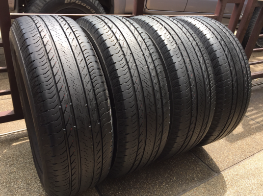 ยาง Bridgestone 245 70 16 กลางปี16 ดอกเต็ม ใช้กันยาว ราคาไม่แพง