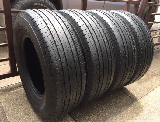 ยาง Bridgestone 245 70 16 กลางปี16 ดอกเต็ม ใช้กันยาว ราคาไม่แพง