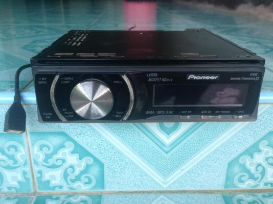 ฟร้อน Pioneer p6050ub (เล่นcd,mp3,usb,ipod)มือสองสภาพดีใช้งานปกติทุกอย่าง สไลด์ไฟฟ้า เสียงดีมาก ปรีเอ้า3ชุด24bit ขาย 2550 บาท สนใจ0892425454 อยู่สระบุรี
