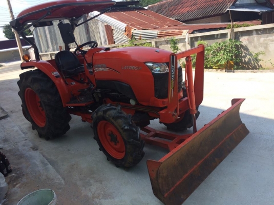 ขายรถไถkubota L4708SP 983ชม.สภาพเดิมสวยยางเต็ม ช่วงล่างดี อุปกรณ์ใบดันหน้า ผาน6
