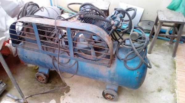 ปั๊มลมขนาดใหญ่ puma เครื่องพร้อมใช้