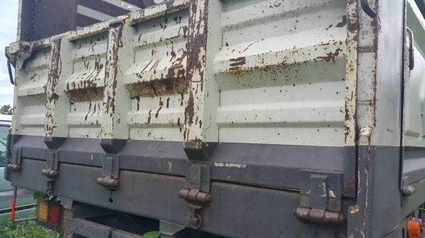 Hino 2k รถ12ล้อรั้ว กระบะยาว 7.50.  เมตร