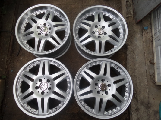 ฝากขายแม็กบราบัส Block 6 ขอบ18เดิมๆรู112 ใส่ BENZ AUDI