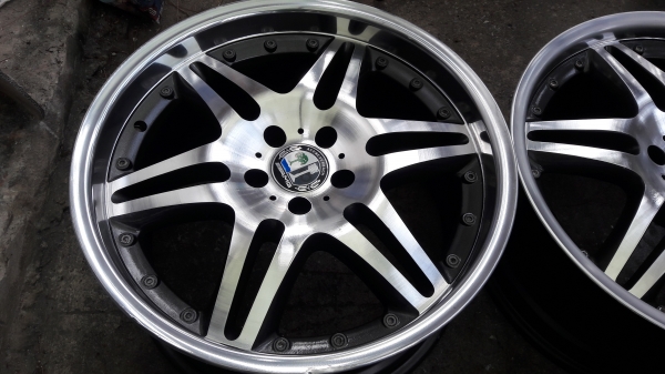 ฝากขายแม็กบราบัส Block 6 ขอบ19เดิมๆรู112 ใส่ BENZ AUDI