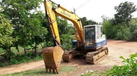 KOMATSU 415,000 บาท PC120-5 เครื่องดี ปั้มดี (ไฟฟ้าตัด) โช่หนา ช่วงล่างพอใช้ เอกสารสัญญาซื้อขาย  รถอยู่ จ.สุรินทร์.  090-772-3710 090-772-3708
