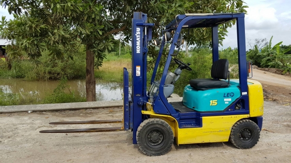 ขายด่วนรถยกKOMATSU FG15-16 ยก1.5ตันเสาสูง3เมตรแผงสไลย์รถนอกนำเข้ายังไม่เคยใช้งานในเมืองไทยเลย=รุ่นใหม่ขายถูกๆๆ