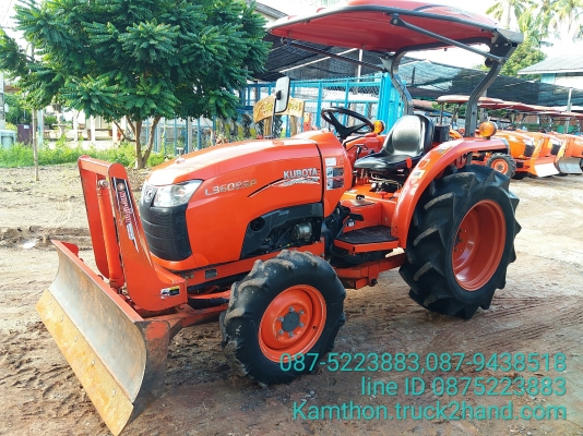 ปัญญาแทรคเตอร์..จัดมาให้ครับ ด่วน!!!คูโบต้า L3608SPพร้อมผานบุกเบิกตราช้าง สภาพพร้อมใช้