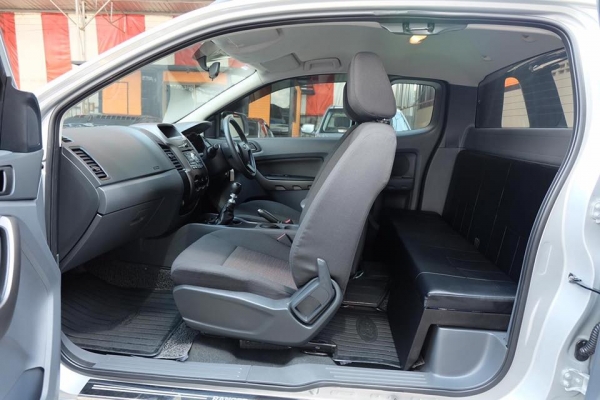 Ford Ranger 2.2open cab สีเทา ปี 2014
