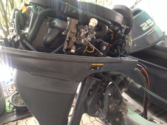 ขายเครื่องyamaha25โฟร์มีทริมไฟฟ้า