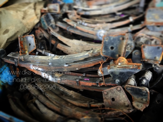 ดีเคเอซออโต้พาร์ท แหนบรถบรรทุกอีซูซุเอนพีอา หัวปี๊ป 115เเรง มือสองเก่าเเท้นำเข้าจากญี่ปุ่น NPR 115power