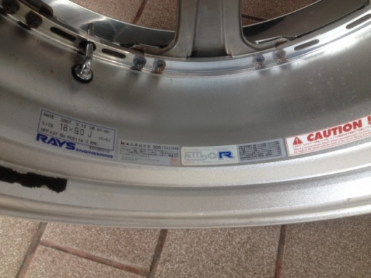ล้อเเท้ Rays Volk GT-AV สีโครเมี่ยม 18หน้า8หลัง9สีเดิมๆสวยๆจากญี่ปุ่นไม่มีซ่อม