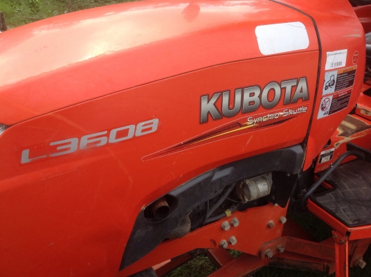 ขายรถไถKUBOTA L 3608 มือ2สภาพพร้อมใช้งานทะเบียนพร้อมโอน
