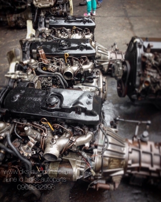 ดีเคเอซออโต้พาร์ท เครื่องยนต์รถกะบะรถตู้โตโยต้า ไมตี้ หัวจรวด 2เเอล3เเอล mighty hiace toyota มือสองเก่าเเท้นำเข้าจากญี่ปุ่น