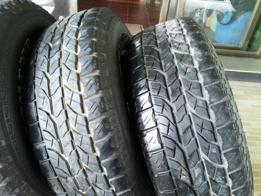 ล้อพร้อมยาง แม็กลาย Bradley ขอบ16x8 ยาง Yokohama 265-70-16 ปี 2014