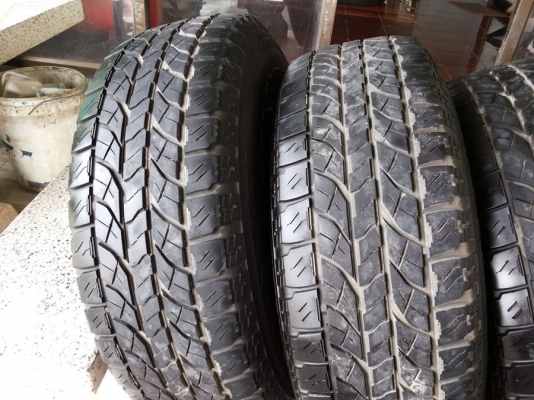 ล้อพร้อมยาง แม็กลาย Bradley ขอบ16x8 ยาง Yokohama 265-70-16 ปี 2014