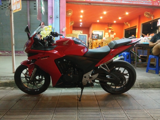 ขายครับ CBR500R ปี2014 รถเดิมๆ เครื่องเงียบๆ ประหยัดน้ำมัน สภาพพร้อมใช้